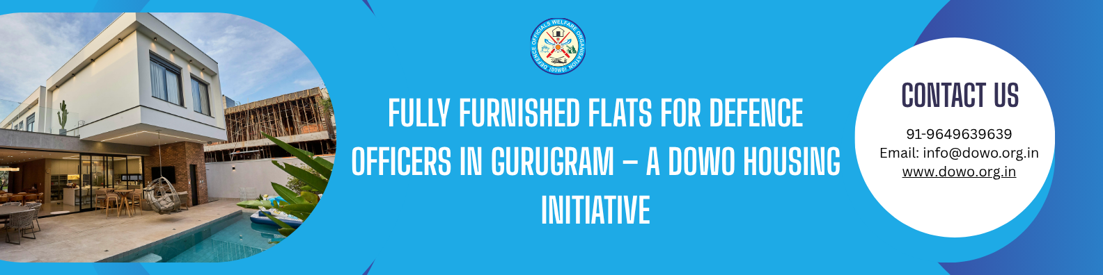 Fully Furnished Flats for Defence Officers in Gurugram – A DOWO Housing Initiative