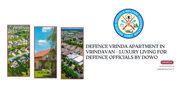 Defence Vrinda Apartment In Vrindavan – Luxury Living for Defence Officials by DOWO