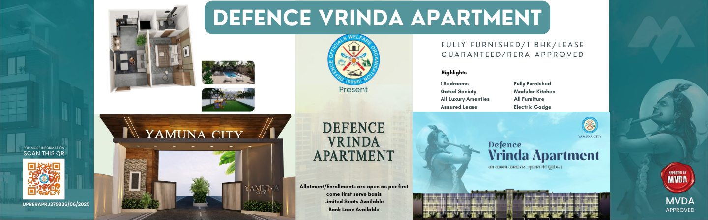 Army Officers Flats in Vrindavan by DOWO